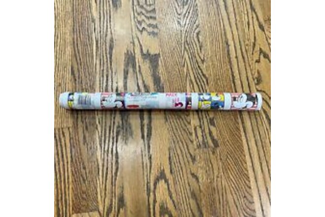 Vintage 80s Disney Mickey & Minnie Contact roll Paper Rubbermaid sealed, unused