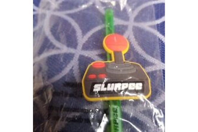 NIP Slurpee 7-11 Plastic Straws 80s Video Game Joystick Controller Throwback