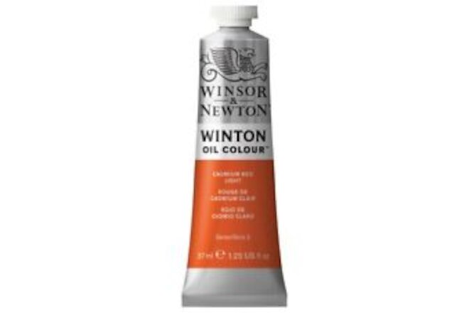 Winsor & Newton Winton Oil Color, 37ml (1.25-oz) Tube, Cadmium Red Light
