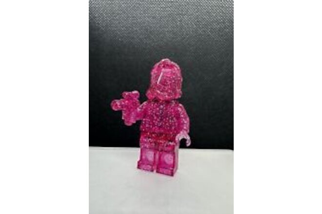 Lego Unreleased Star Wars Trans Glitter Dark Pink P2 Clone Trooper With Blaster