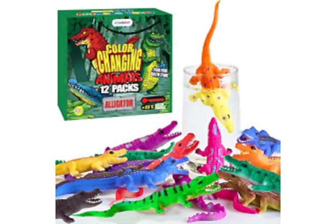 Color Changing Mold Free Bath Toys for Toddlers Kids, Color Change Alligator ...