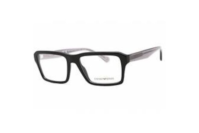 Emporio Armani Men's Eyeglasses Shiny Black Plastic Full Rim Frame 0EA3206 5017