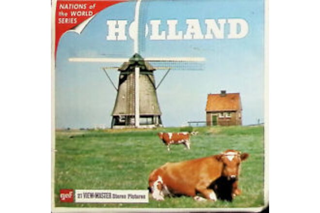 HOLLAND  Netherlands 3d View-Master 3 Reel Packet NEW SEALED