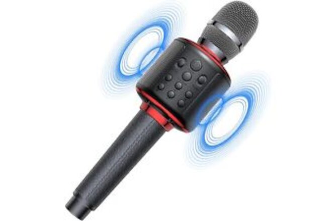 XZL Bluetooth Karaoke Microphone for Kids & Adults, Wireless Rechargeable Mic...