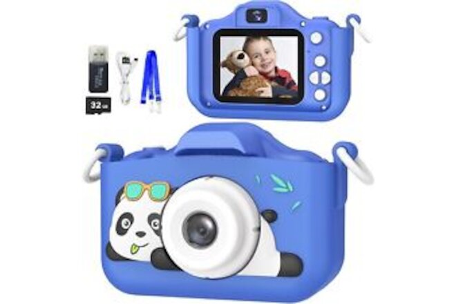 Mgaolo Childrens Kids Camera Toy for 3-12 Years Old  w/ 32GB SD Card, Games,Case