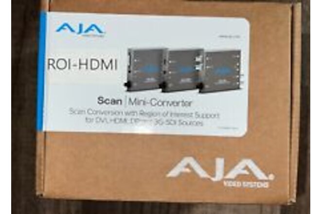 AJA ROI-HDMI, HDMI to HD-SDI Converter w/ Region of Interest , NEW IN BOX