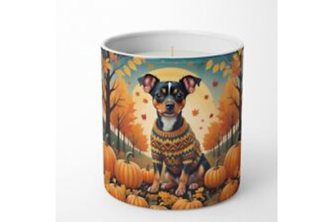 Miniature Pinscher Fall Decorative Soy Candle