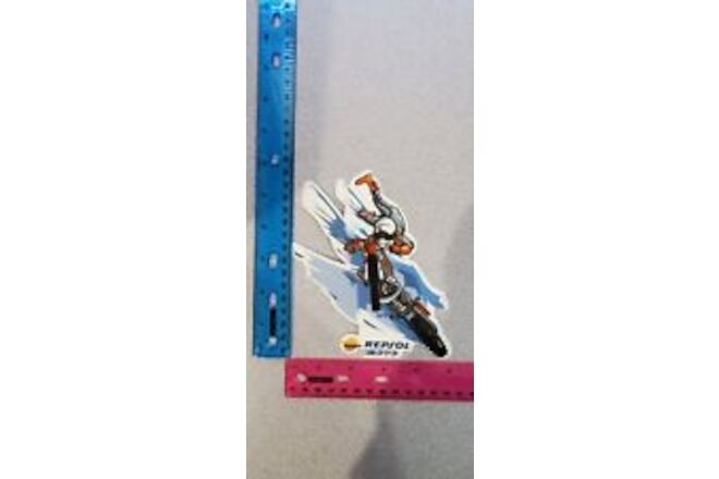 "REPSOL MOTO" Vintage Original Motocross Racing Sticker Decal * AMA MOTO-X