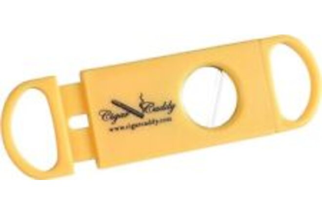 Cigar Caddy Yellow Guillotine Cigar Cutter, Up to 54-Ring