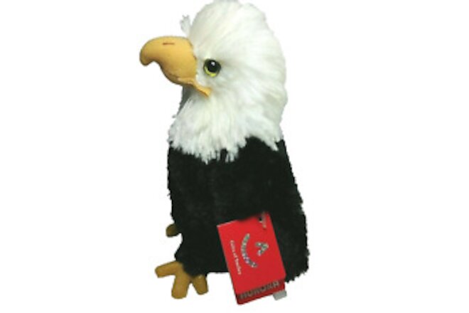 American REGAL BALD EAGLE NWT Plush Stuffed Animal Bird 8" Aurora