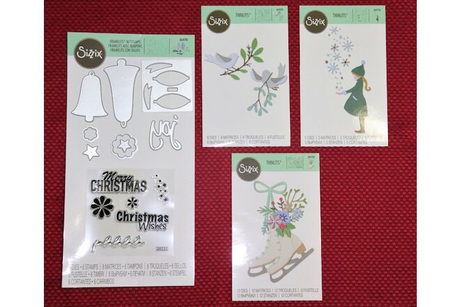 Sizzix - Thinlits Dies - Christmas wishes ~ bundle  New