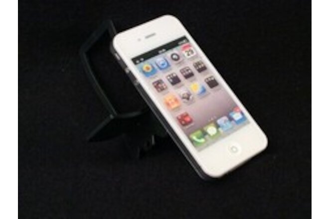 (NEW) iPHONE 4 HOLOGRAPHIC SILVER/WHITE VINTAGE (DUMMY FOR PROMO DISPLAY ONLY)