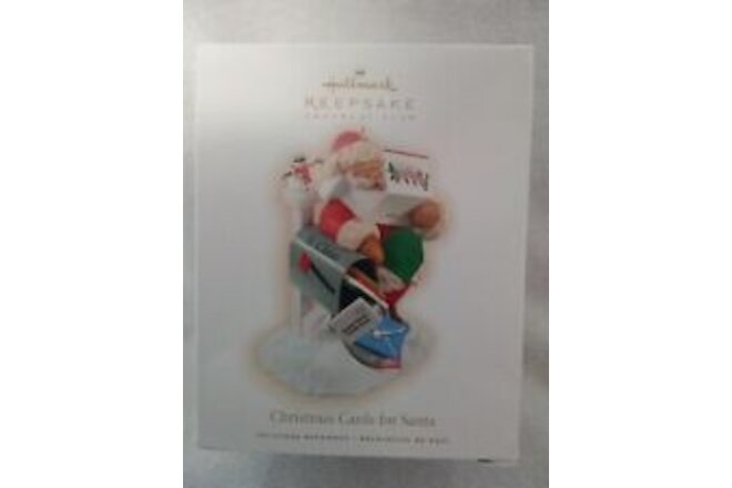 2009 NEW IN BOX Hallmark Keepsake Ornament - Christmas Cards for Santa