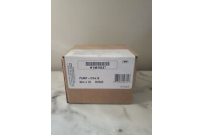 W10876537 Whirlpool Dishwasher Drain Pump Factory Certified Parts Sealed In Box