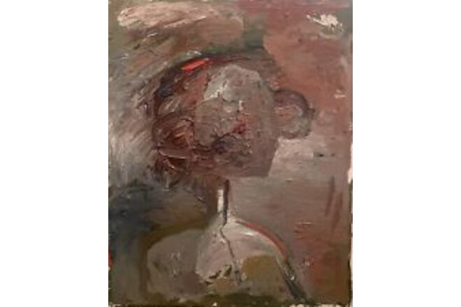 Self Portrait Cubism Expressionism Man Oil Painting Original Signed 16”x20”