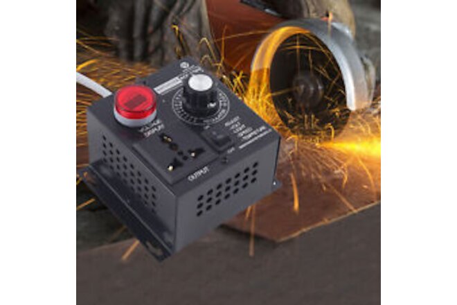 AC 110V Variable Electric Voltage Regulator Speed Motor Fan Dimmer Controller