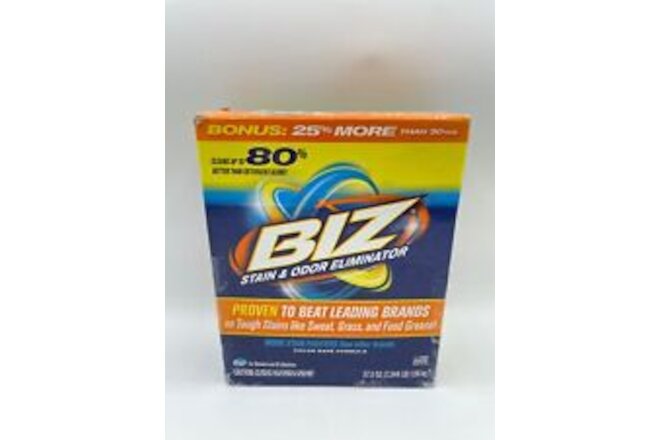 Biz Detergent Stain And Odor Eliminator 37.5 oz Powder Bs264