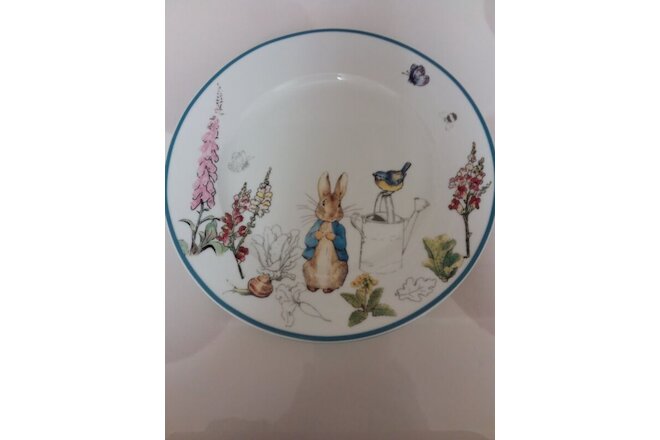 Set of 4 Beatrix Potter "Peter Rabbit" Porcelain Dinner Plates 10 1/2"