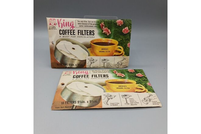 Vintage King Coffee Filters Lot for Percolators 9.5 in x 9.5 in Rochester, NY