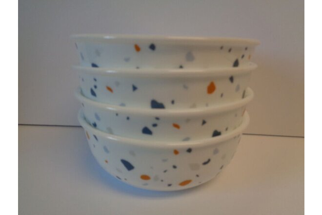4 Corelle Terrazzo Cereal Bowls 16-ounce New Made in USA