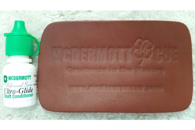 McDermott Ultra-Glide Pool Cue Shaft Conditioner & Leather Conditioning Pad