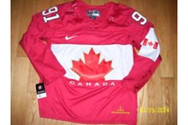 Canada Hockey Team Steven Stamkos #91 NWT Jersey Medium Nike Red NWT