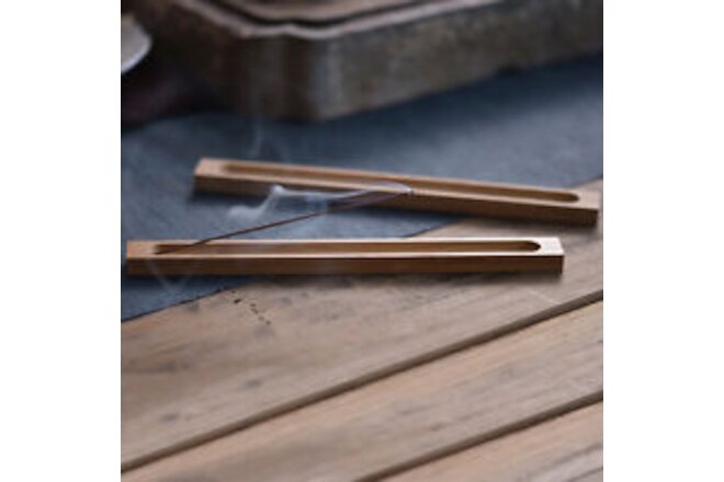 Bamboo Board Wood Incense Stick Holder 23cm Line Incense Sandalwood Coil