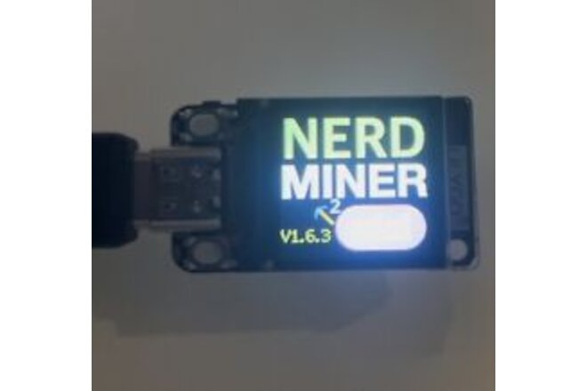 77KH/s Mini NerdMiner V2 (Bitcoin Lottery Miner) - Heatsink & Cable v1.6.3