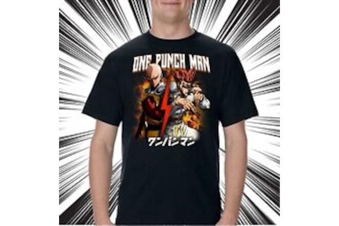 One Punch Man Saitama VS Garou Anime, Anime Vintage Shirt, Anime Manga Shirt,