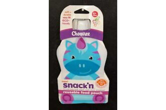 ChooMee Reusable Food Pouches, SnakPack 5 oz | Ideal for Baby Food, Smoothies