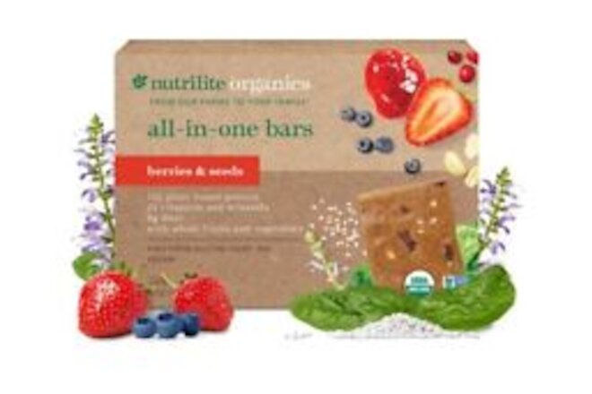 New Amway Nutrilite™ Organics All-in-One Bars – Berries & Seeds