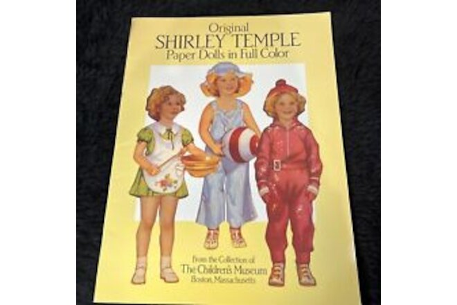UNCUT 1988 Shirley Temple Paper Dolls Full Color 4 Dolls 30 Costumes Reprint New