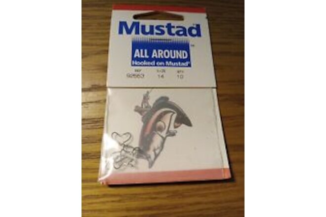 Mustad 92553 Fly Hook Size 14 Qty 10