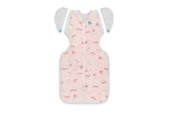 Bunny Light Pink Arms-Free Sleeping Secure Feeling Transition Sleep Bag