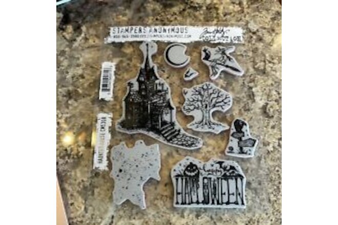 Tim Holtz Stampers Anonymous Haunted House CMS308