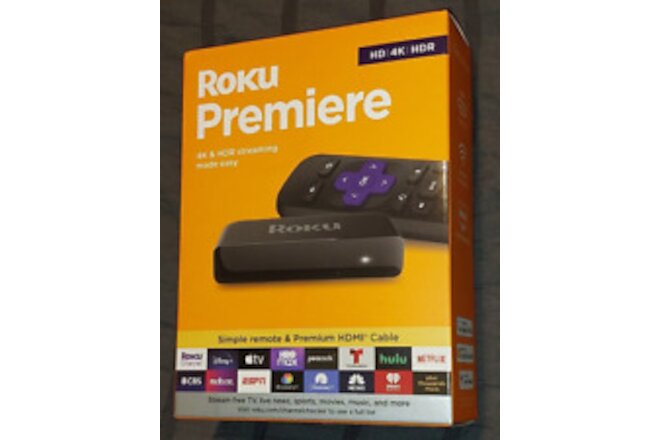 New Roku Premiere 4K / HDR Media Streaming player -4685