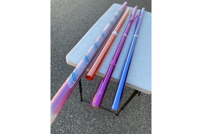 Assorted remanence Rolls of  Lighting Gel various lengths and colors as pictured