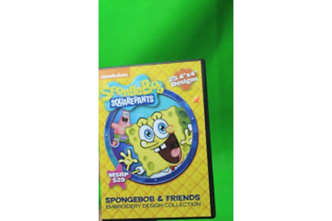 Spongebob Squarepants Brother SANICKSB Nick  PES Machine Embroidery Designs CD