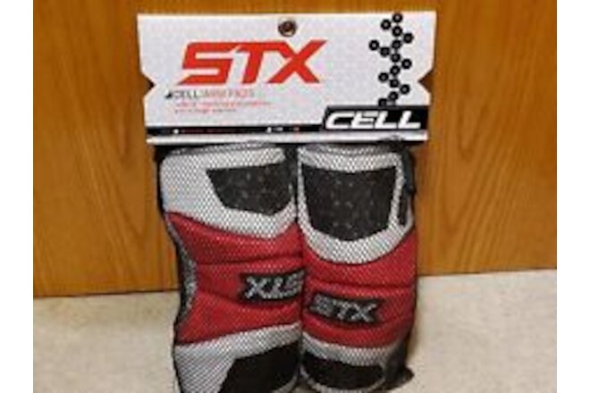 STX Cell Arm Pads isoBLOX Protection Size L Black/White/Red Arm Elbow Protection