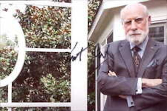 Vint Cerf Signed 4x6 Photo Inventor Internet WWW World Wide Web GOOGLE Autograph