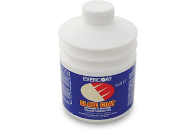 Glaze Coat Polyester Finishing and Blending Putty for Metal, Aluminum, Steel & M