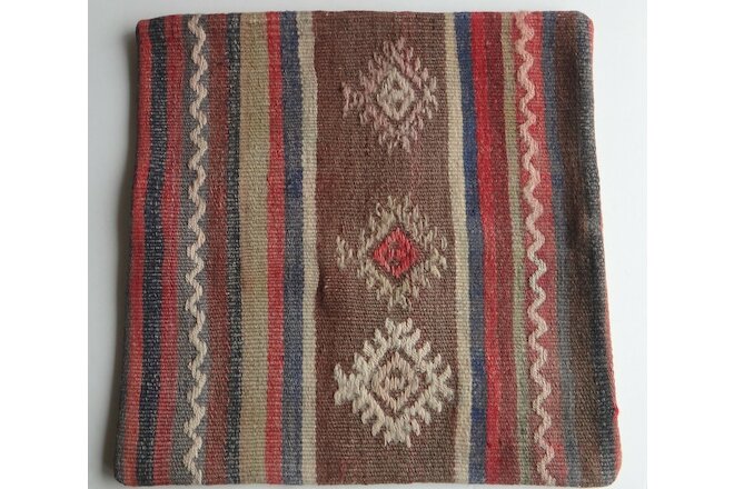 Vintage Turkish Kilim pillow cover (#10)