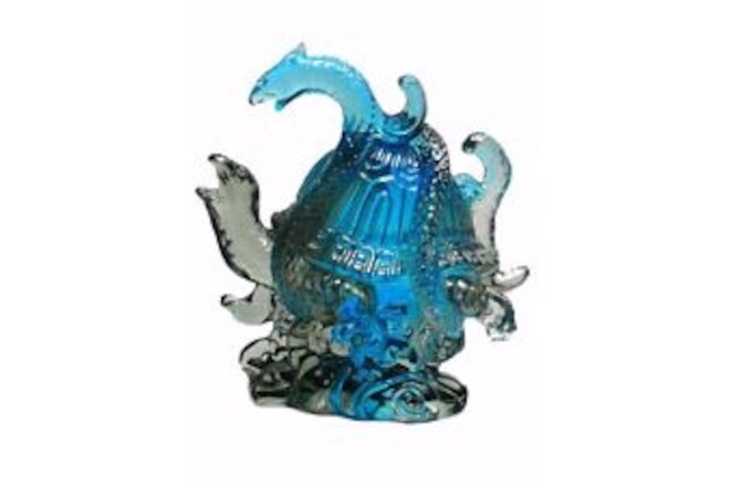 Chinese Liuli Glass Pate-de-verre Turtle Celestial Animals Figure vs728 SF1