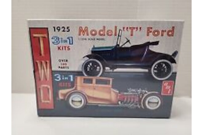 1925 Model "T" Ford AMT 626 1:25 3in1 Stock & Chopped Coupe Factory Sealed 2011