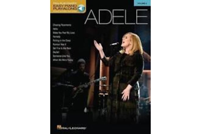 Adele: Easy Piano Play-Along Volume 4 by Adele (English) Hardcover Book