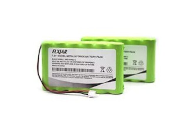 Lunggwey (2-Pack) 7.2V 2000mAh Ni-MH Battery Replacement for DSC 3G4000...