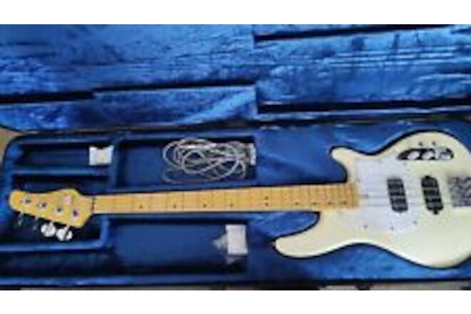 Beautiful New White Schecter CV-4 Bass w/ Maple Neck & Schecter Hard Shell Case