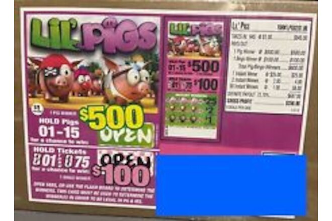 NEW pull tickets Little Pigs - Seal Card Tabs!!