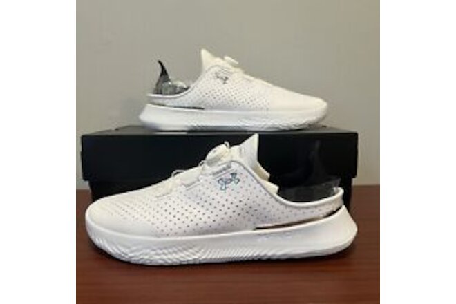 Under Armour UA Flow Slipspeed Trainer SYN White Sneakers Size Men’s 13 NEW