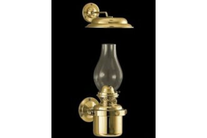 DHR BRASS GIMBAL OIL LAMP WITH SMOKE BELL LANTERN MODEL NUMBER 8917/O